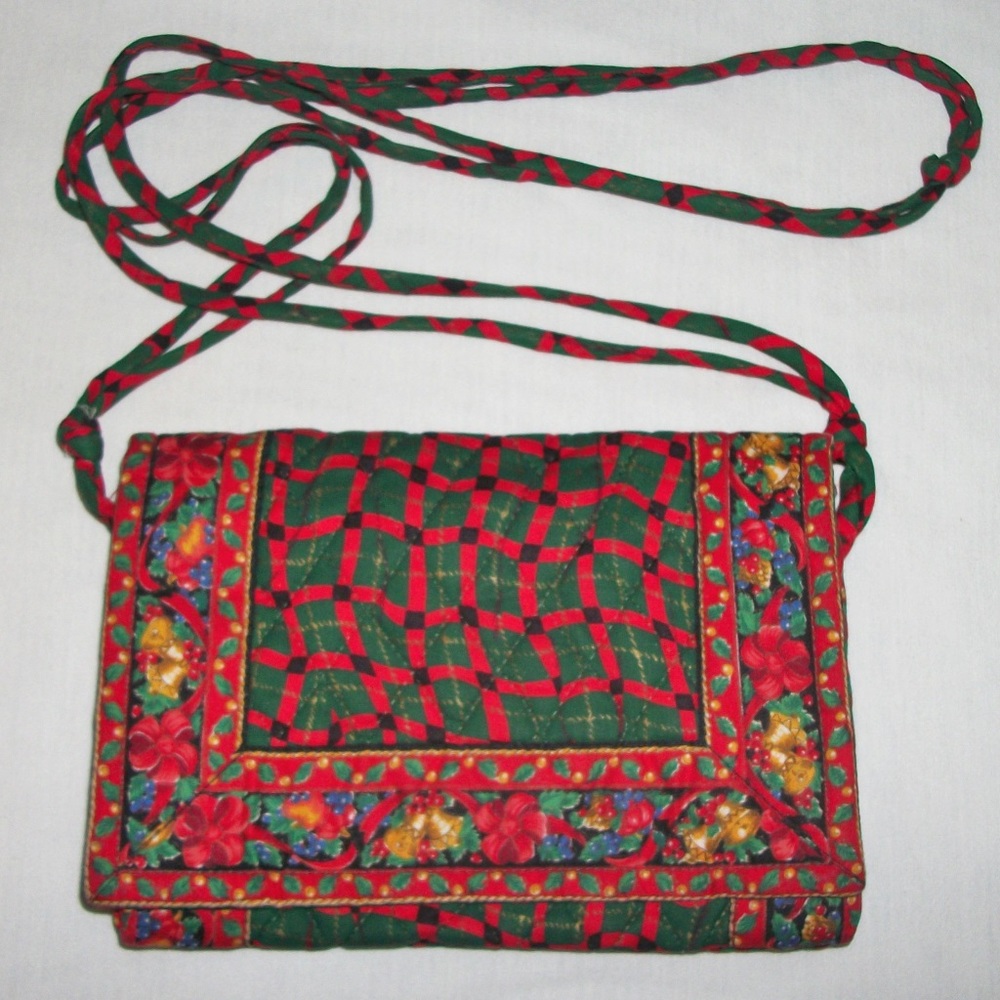 Vera Bradley Indiana Christmas Crossbody Bag